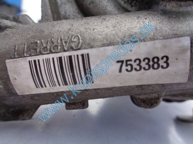 turbodúchadlo na renault scénic III 1,9dci, 753383